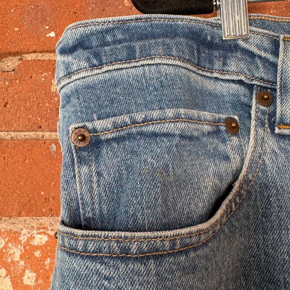 Abercrombie & Fitch The '90s Relaxed Jean High Rise Sz 34 18s Medium Wash Denim - Picture 10 of 14